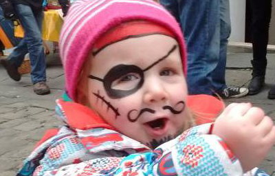 Arrrrrrrgh!  Mini Pirate - Catherine Hill Street Party