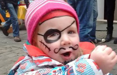 Arrrrrrrgh!  Mini Pirate - Catherine Hill Street Party