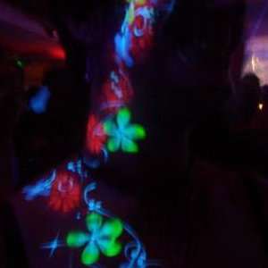 UV painting - Psytrance night, Frome
