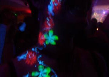 UV painting - Psytrance night, Frome