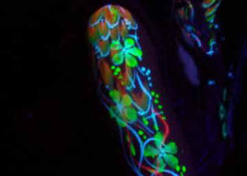 UV painting - Psytrance night - Frome