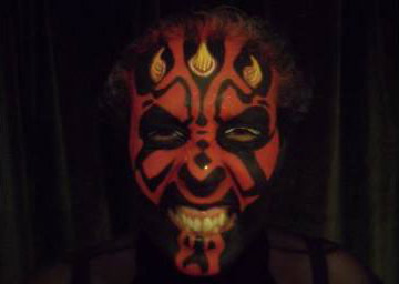Darth Maul for fancy dress party