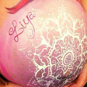Baby Bump Painting 
