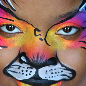 facepaint rainbow tiger 