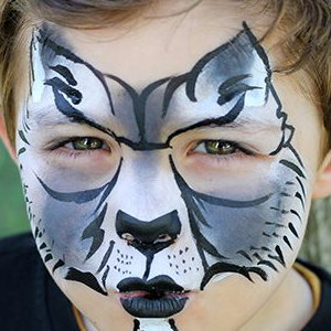 facepainting wolf 