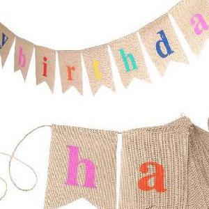 Burlap Banner