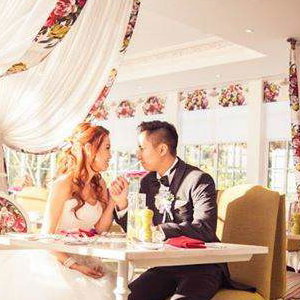 Hong Kong bride and groom. Wedding day shoot in London. Engagement and  wedding photography, videography, make up hair service