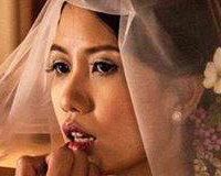 Singaporean bride make up and hair done by TheSnapshotcafe