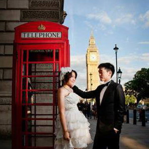 Wedding day shoot in Big Ben, London. Engagement and  wedding photography, videography, make up hair service