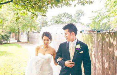 Singaporean brideand groom wedding shoot in London Syon House