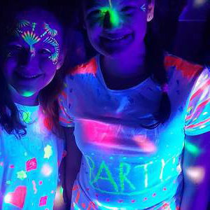 UV face painting is always a hit!