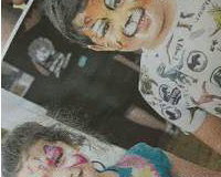 When my face painting makes the news.