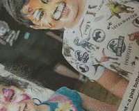 When my face painting makes the news.