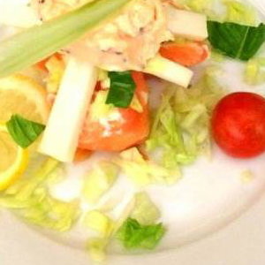Salmon roulade