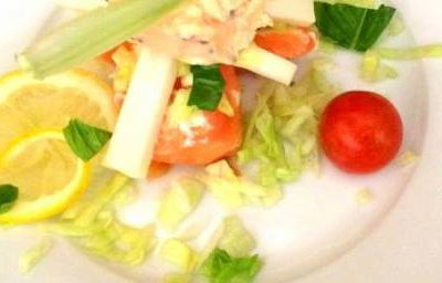 Salmon roulade