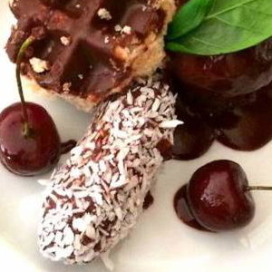 Triple chocolate dessert