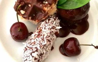 Triple chocolate dessert