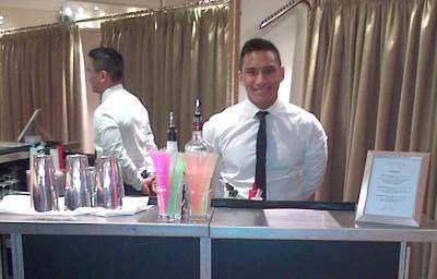 Cocktail Bartender and Bar Unit