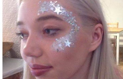 Face glitter stars