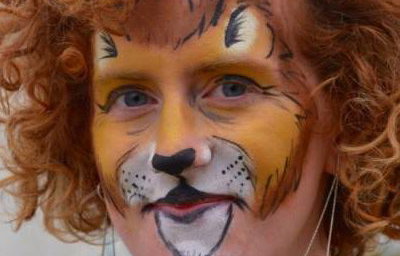 Facepainting Lion Face Folk East
