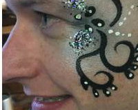Face paint Fyl Scrolls