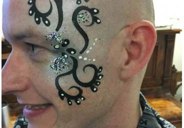 Face paint Fyl Scrolls