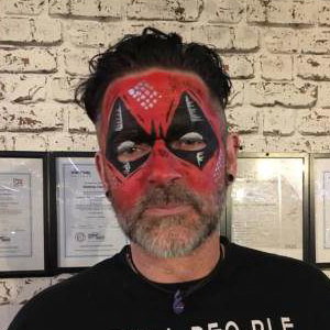 Face paint deadpool adult