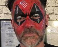 Face paint deadpool adult