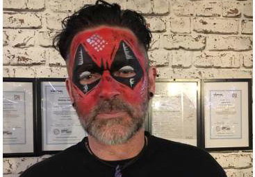 Face paint deadpool adult
