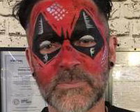 Face paint deadpool adult