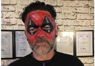 Face paint deadpool adult