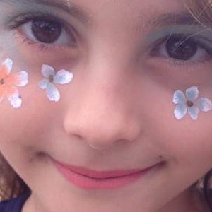 Face paint Flowers 2