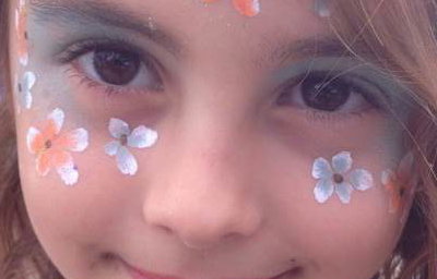 Face paint Flowers 2