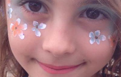 Face paint Flowers 2
