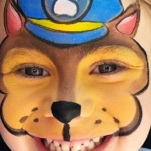 Face paint Paw Patrol 1