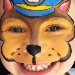 Face paint Paw Patrol 1