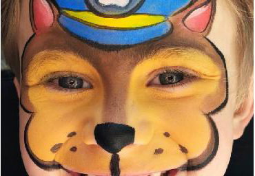 Face paint Paw Patrol 1