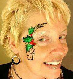 Face paint Holly eye