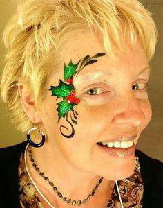 Face paint Holly eye
