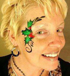 Face paint Holly eye
