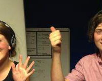 james and erin at radio
