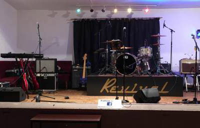 Stage with Drum Riser