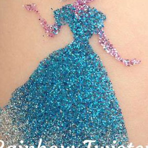 Princess Glitter Tattoo