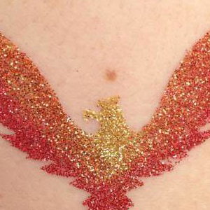 Eagle Glitter Tattoo