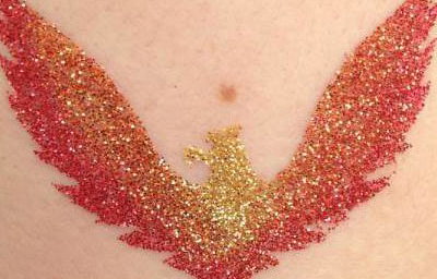 Eagle Glitter Tattoo
