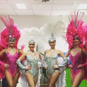 Showgirls on 8 out of 10 cats with Jimmy Carr