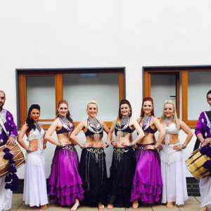 Drummer and Dancers - Bollywood Belles