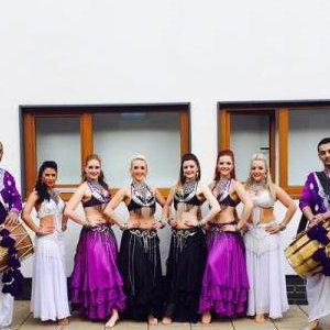 Drummer and Dancers - Bollywood Belles