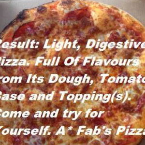 Fabs Pizzas Result.