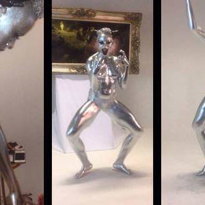 Silver Demon Makeup for Hip Hop Music Video